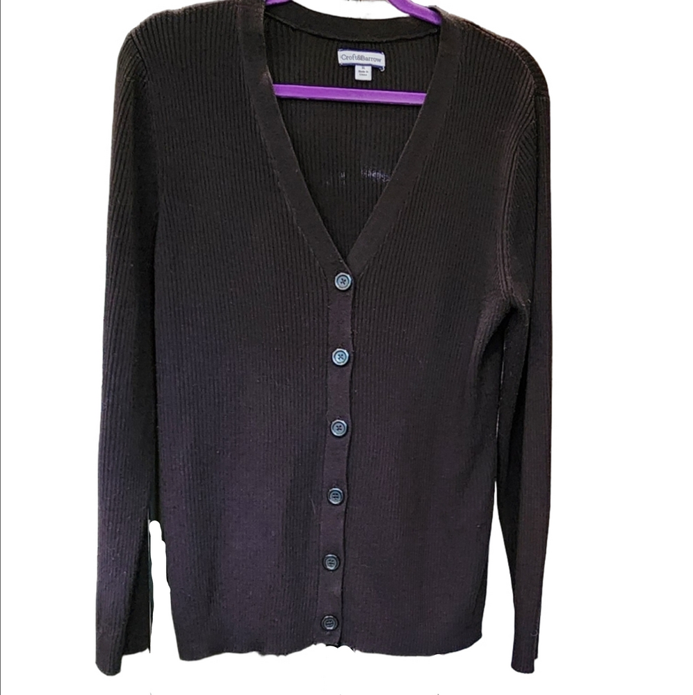 CROFT & BARROW CARDIGAN SWEATER
